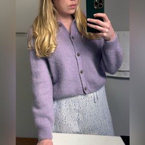 Lilac & Other Stories medium wool cardigan